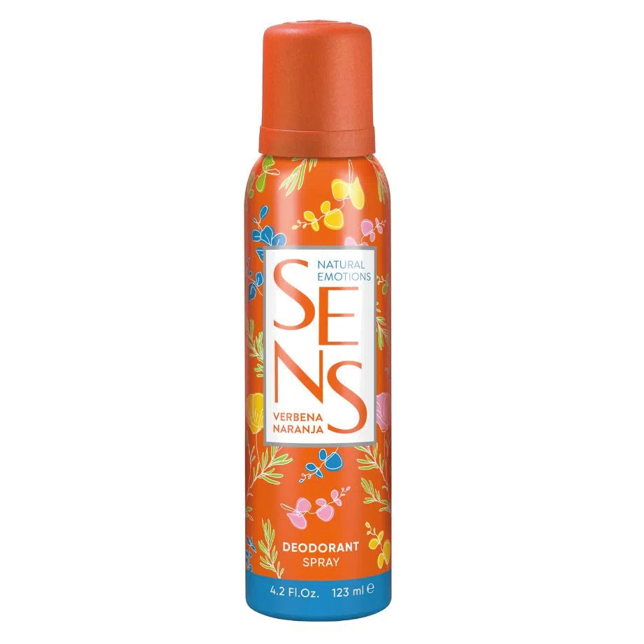 SENS DESODORANTE VERBENA NARANJA X 123 ML.